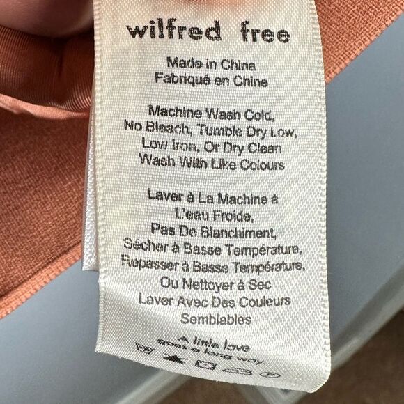 Aritzia Wilfred Free Pink Avion Bomber Jacket womens size XS - Picture 7 of 8